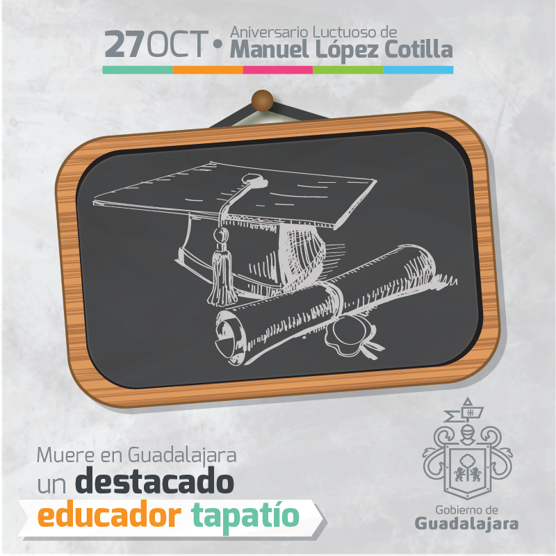 GuadalajaraGob's tweet photo. Hoy recordamos a Manuel López Cotilla en su aniversario luctuoso; gran impulsor de la #educación en nuestro estado. https://t.co/RWi7t2ear3