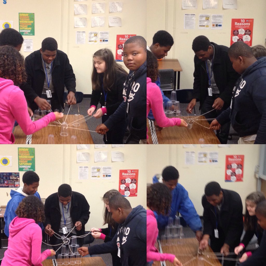 MsPhelps_'s tweet photo. Round 2 of team building! They finished fast! #team building #notgivingup @Sabrina_suber @RNECavaliers https://t.co/S6Md0YDu0w