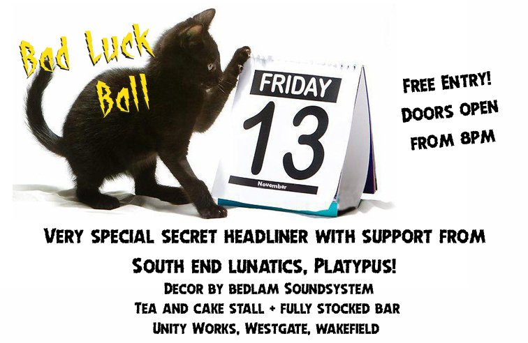FOUnityWorks's tweet photo. FREE GIG Friday 13th November @Unity_Works @UnityWorksLive https://t.co/WOju2sD6gH