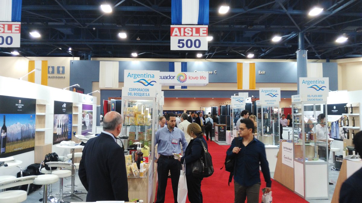 PromocionARG's tweet photo. Alimentos y bebidas argentinos presentes en Americas Food &amp; Beverage, una de las ferias más importantes de América https://t.co/ZaSxFLO6uE