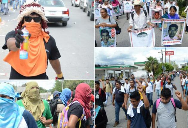 Manifestantes dañan Congreso de Guerrero - CSWcaBJUYAAjUhb