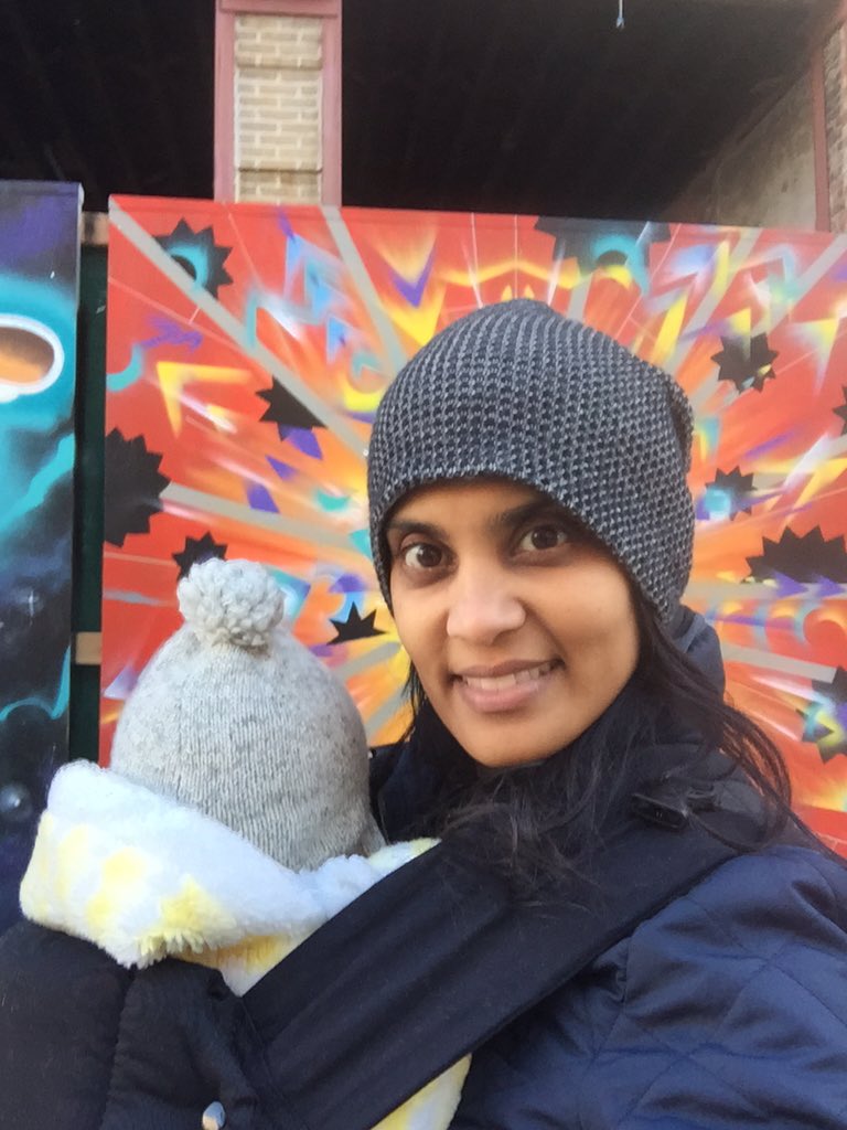 LatchmanReesha's tweet photo. Walking around the neighborhood... #Autumn #nannylife #nyc #brooklyn #grafitti https://t.co/QpE5qYwgrn
