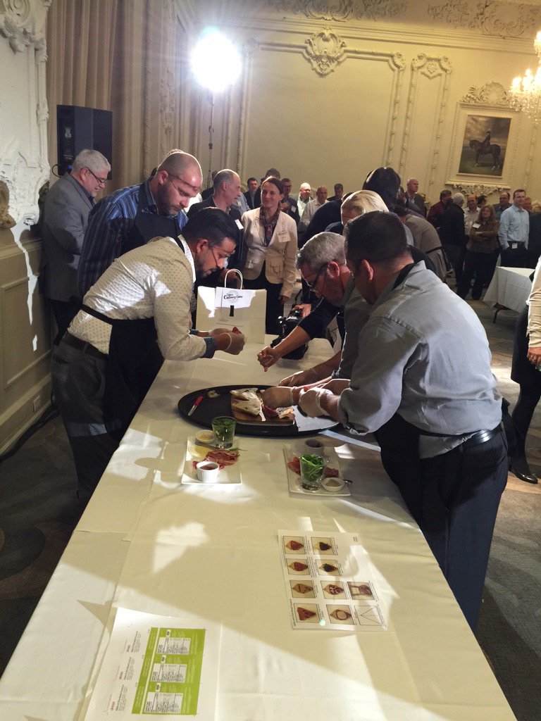 OntheGoQC's tweet photo. #hungry? ... The teams are up for the #Celebrity @OntheGoQC challenge ... @ChefCorbin @cgcmac2016 https://t.co/3ZAlHDSsqI