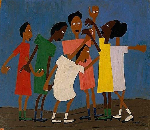 InstaWhiteHouse's tweet photo. #WilliamHJohnson (1901-1970), Children Dance (1944), oil on plywood 25 3/4 x 29 inches One… https://t.co/mydXQZt1YC https://t.co/5jJy4WQ0Oc
