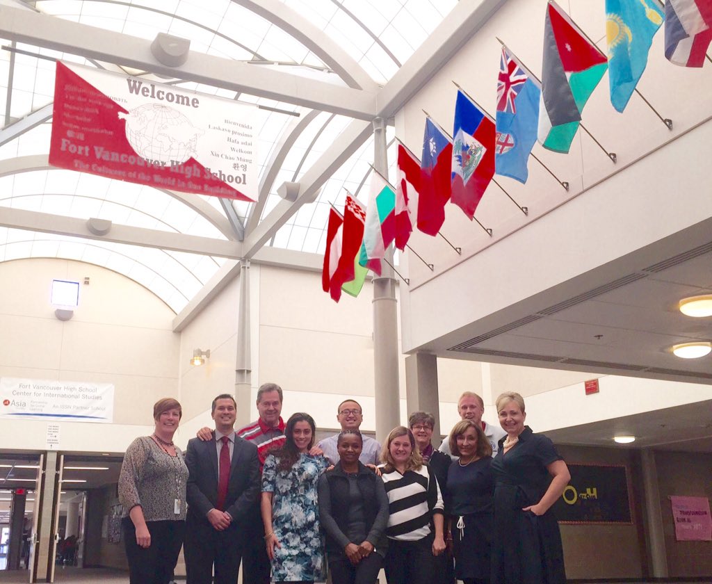 FVHS_CIS's tweet image. Thank you to our friends from @lincolnwestHS for visiting our school! Great two days of learning! @ISSN