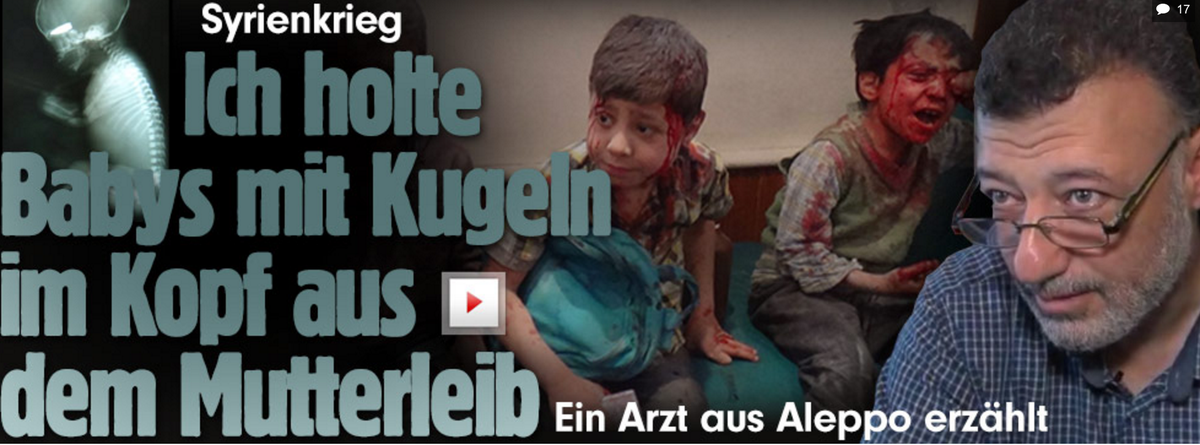 JulianRoepcke's tweet photo. #MustRead von @antjeschippmann 

Ein Arzt aus #Aleppo berichtet vom Grauen

https://t.co/kA4AKK26QD
#MonsterAssad https://t.co/NTNhSuED5d