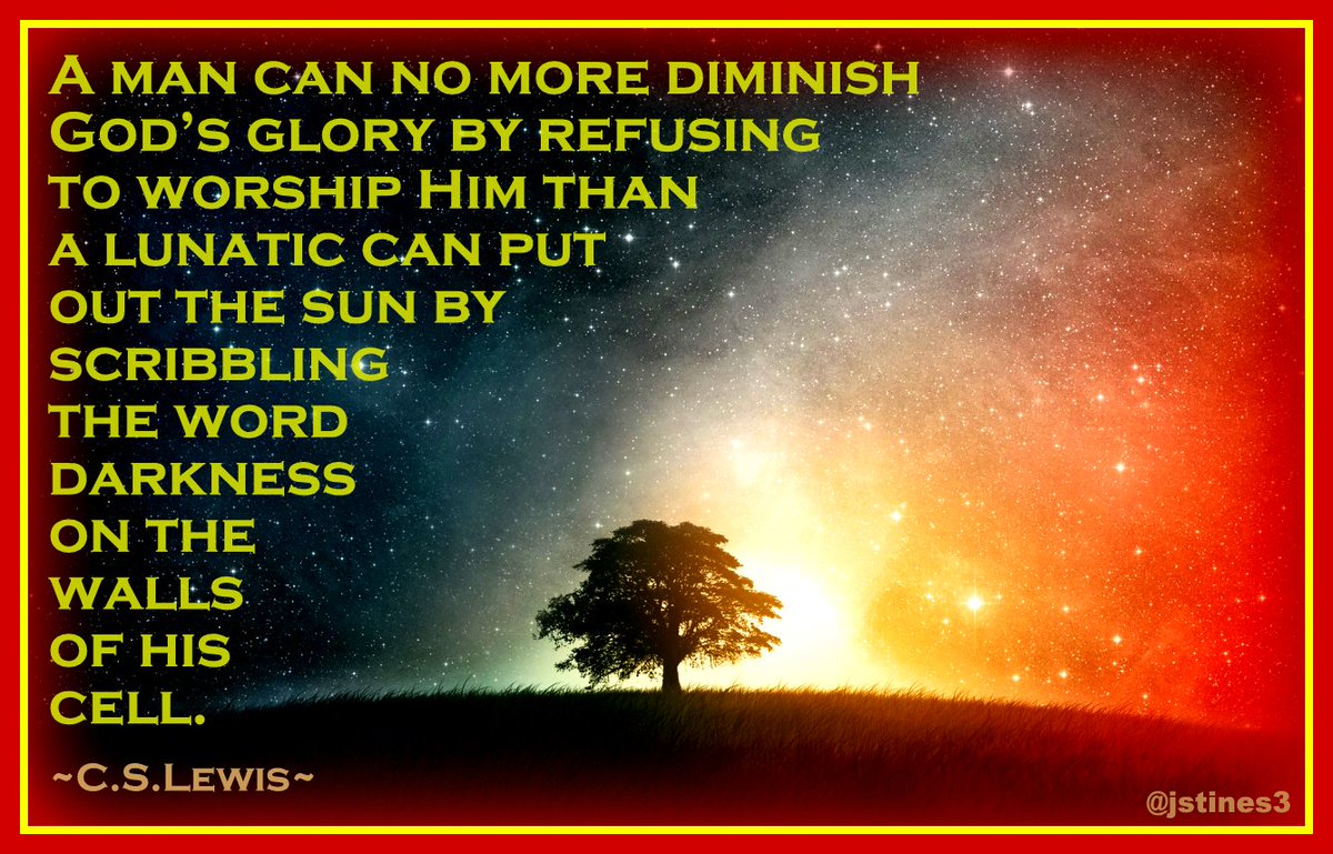 jstines3's tweet photo. No man can diminish THE GLORY OF GOD! 

#RenewUS 
#CCOT 
#TCOT 
#PJNET 
#1A #COSProject 
#WakeUpAmerica 
https://t.co/5swY0XwPjW