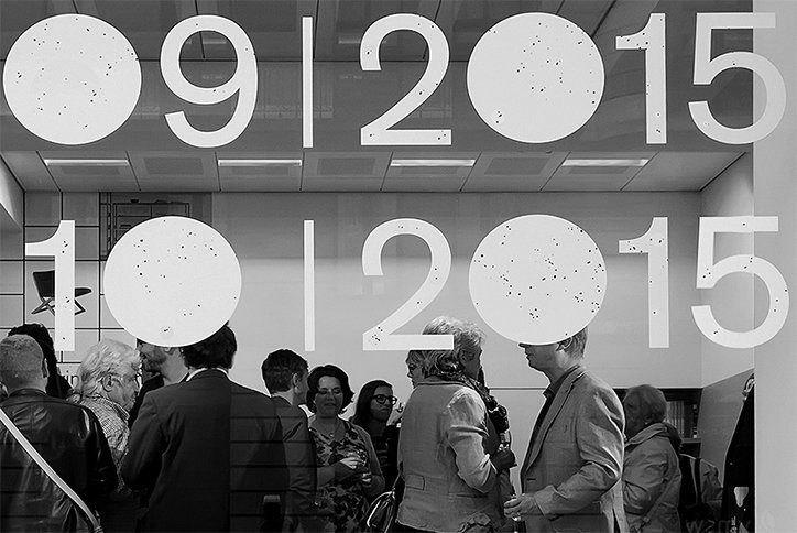 itsnicethat's tweet photo. Ines Cox designs grid-heavy exhibition identity for Brussels gallery Design Vlaaderen > https://t.co/JcNvFNrboT https://t.co/307iKwt7pp