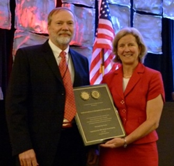 NIST's tweet photo. #NCWM @WeightsMeasures Recognizes Retiring NIST Weights and Measures Chief https://t.co/kd9Fad1rtn https://t.co/vY4jgImx3Z