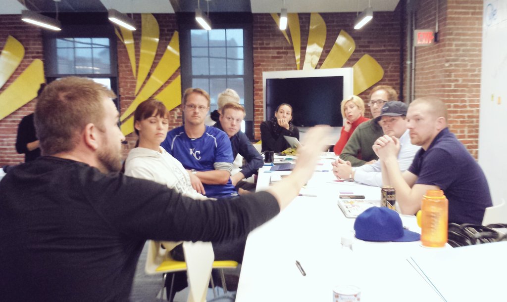 Corporate mentors &amp; startup founders coming together to share experiences.  #mentornetwork #powerofkc