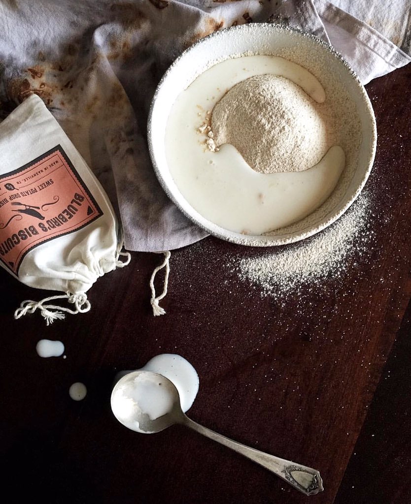 All we can think about is sweet potato biscuits!! Grab a bag of <a href="/foragesouth/">Forage South</a> mix today !