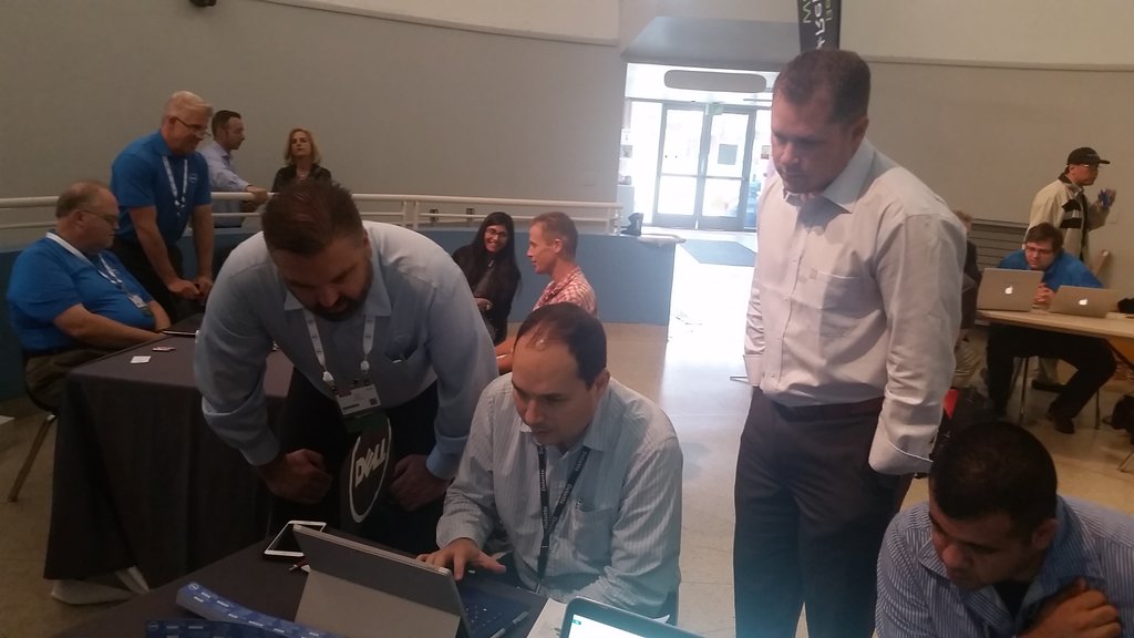bradwulf's tweet photo. @Dell_Toad hands on lab at #otw15 with @Norwood_D and @kevinsterntoad #toadattack https://t.co/ZYdYumxID9