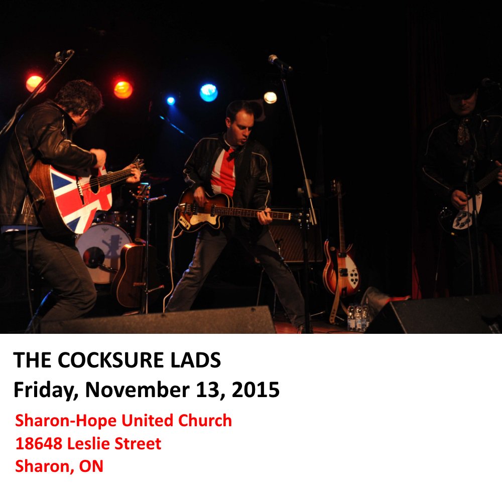CocksureLads's tweet photo. We're just a couple weeks away from our next full band show. Join us November 13th. https://t.co/6jDTA80zO3 https://t.co/pDNGAMRZSV