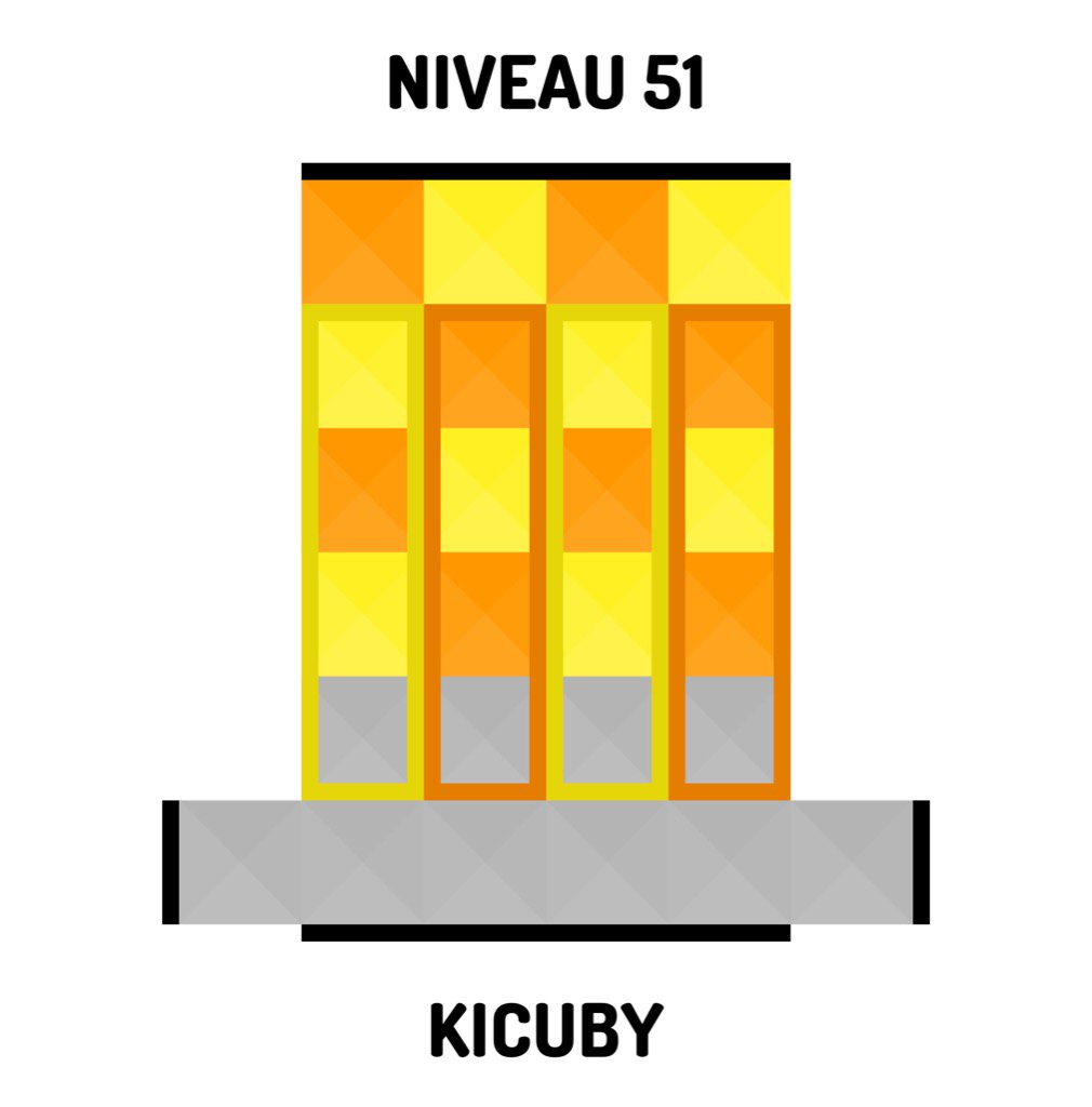 chrisscholly's tweet image. Je viens juste de résoudre le niveau 51 ! #Kicuby #gamedesign #iosgamedev #indiegames #ios kicody.com/kicuby