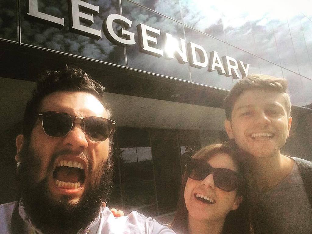 KidsTableComedy's tweet photo. Baby's first pitch today. #wentwell #wethink #wehope #maybenot? #nahweprollykilledit #movi… https://t.co/lckaAwcUK8 https://t.co/JV4yRlQ5IF