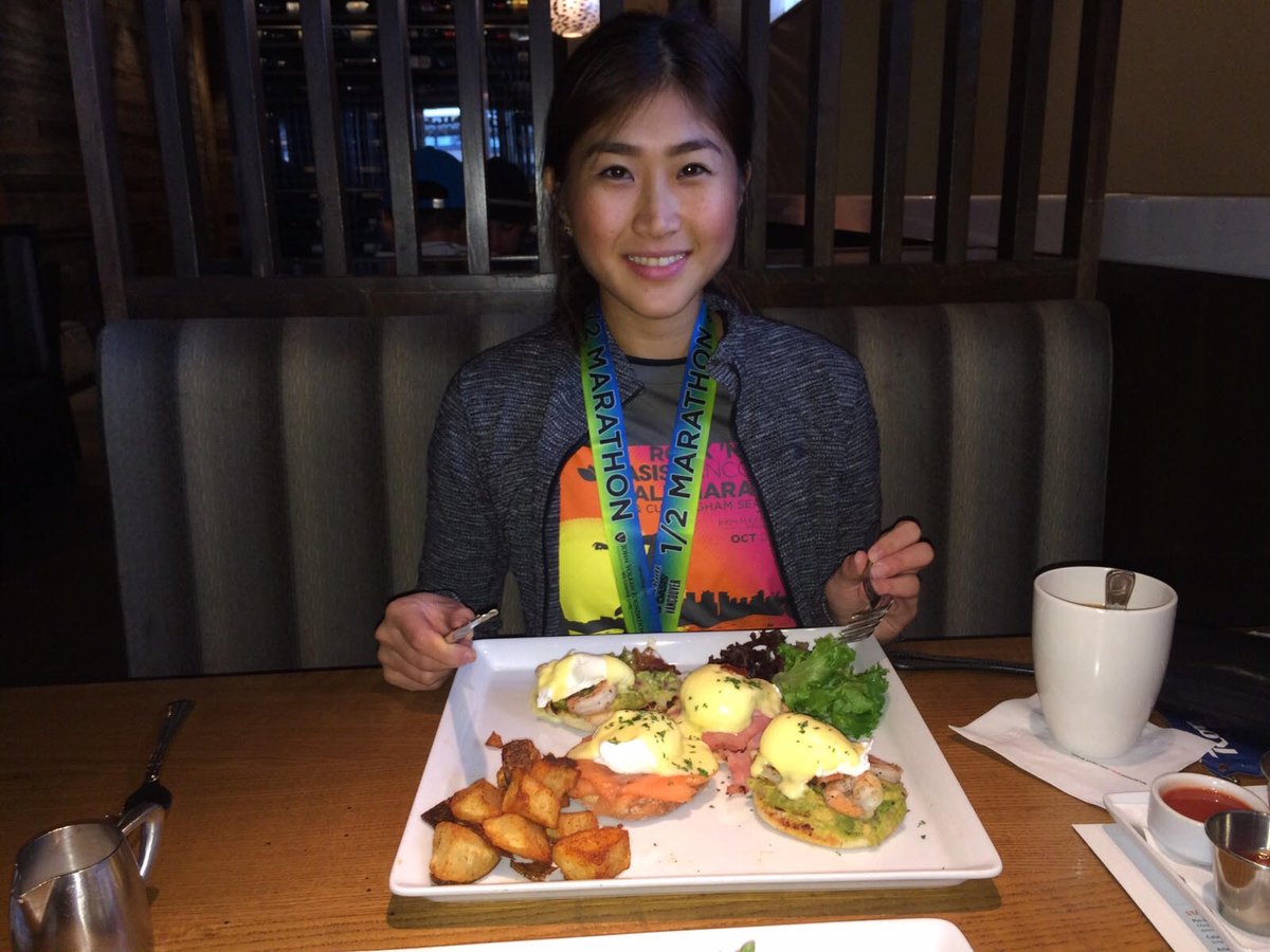 eudorable's tweet photo. THX @MilestonesCa, @MilestonesYale and @jerspogi2 for the best post-race brunch I could've asked for! #happycamper https://t.co/t0Z4V05HeR