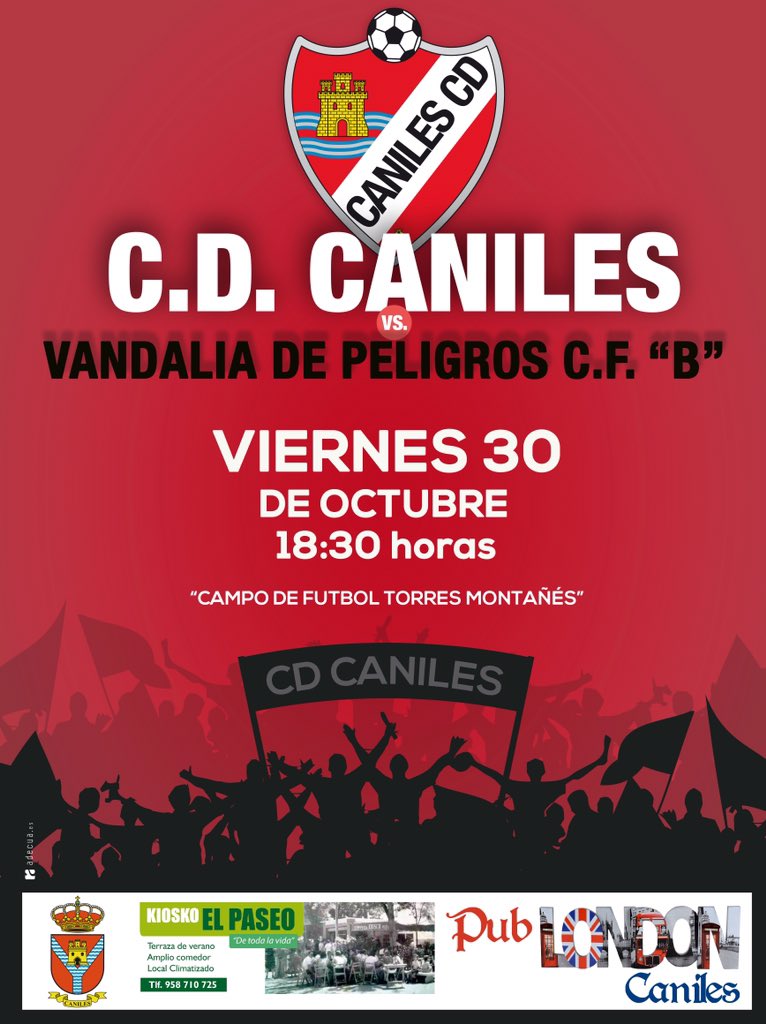 Esta semana jugamos en casa, Vamos #caniles!!