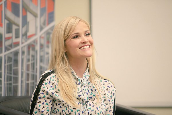 MEricJohnson's tweet photo. If you can do it for 15 minutes, you can do it for 5 years. @RWitherspoon on the challenges of a startup. #owenlife https://t.co/XyQ049Gfhj