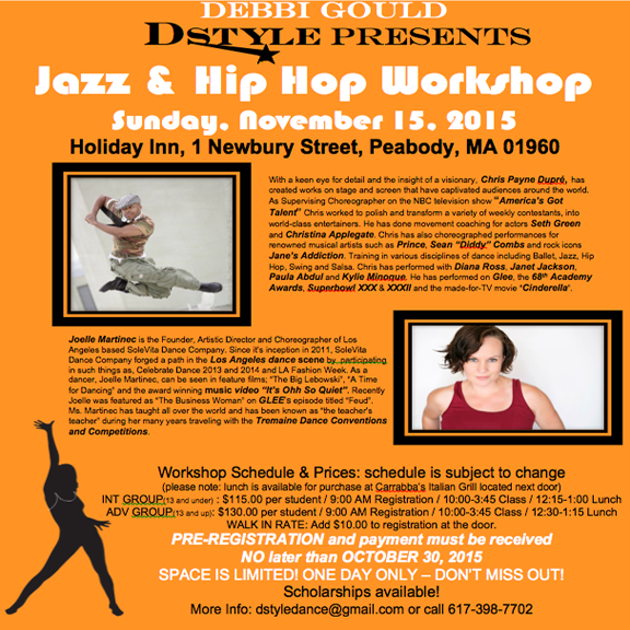 dstyledance's tweet photo. Don't forget to Pre-Reg by Oct 30! You WON'T want to miss this exciting 1-day workshop!! https://t.co/AiTs1EZkDT