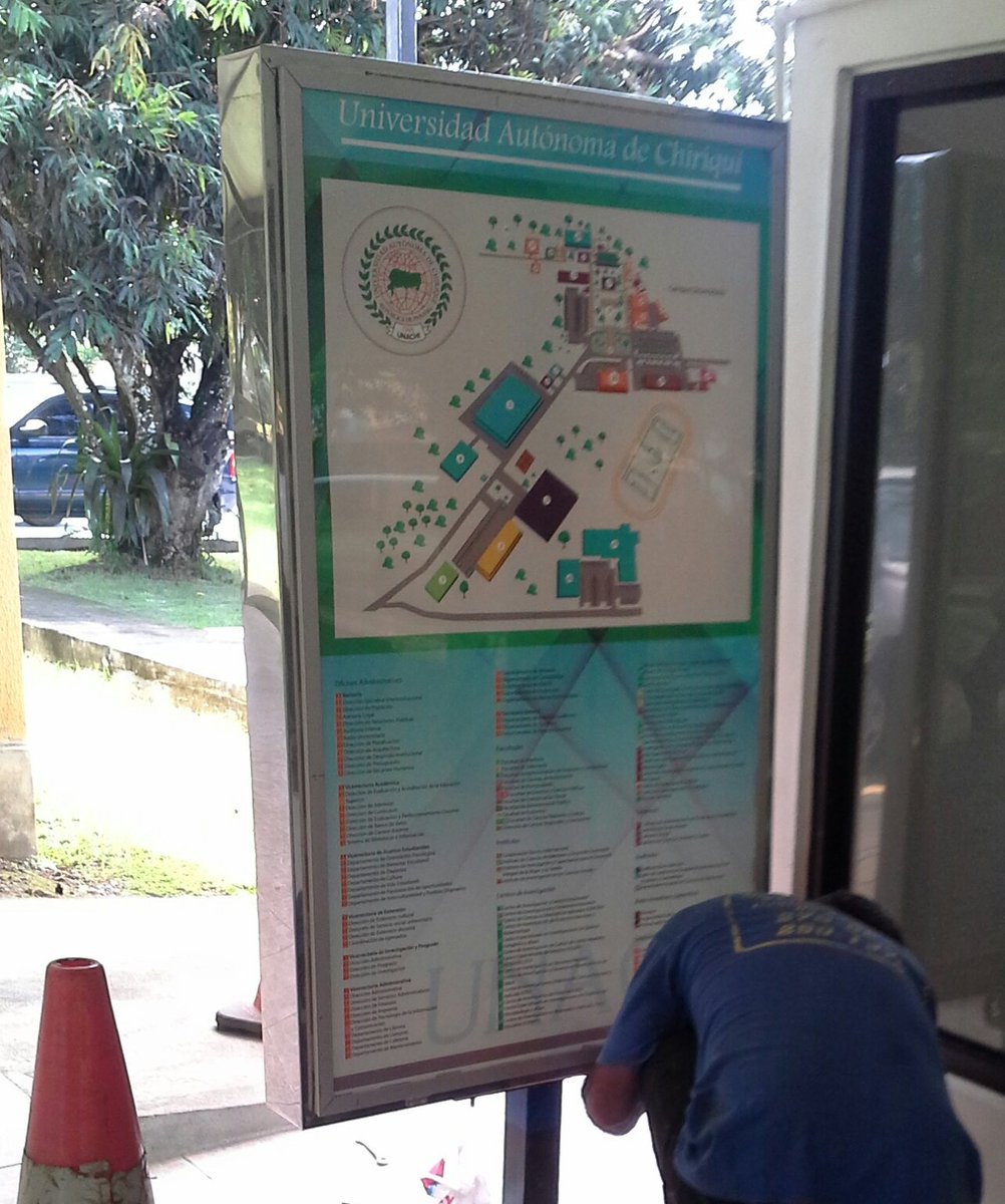 UNACHIpanama's tweet photo. @UNACHIpanama Instalación de los Muppies que contienen el mapa de nuestra institución #EstamosTrabajandoparaTí https://t.co/lh8oZXj2m0