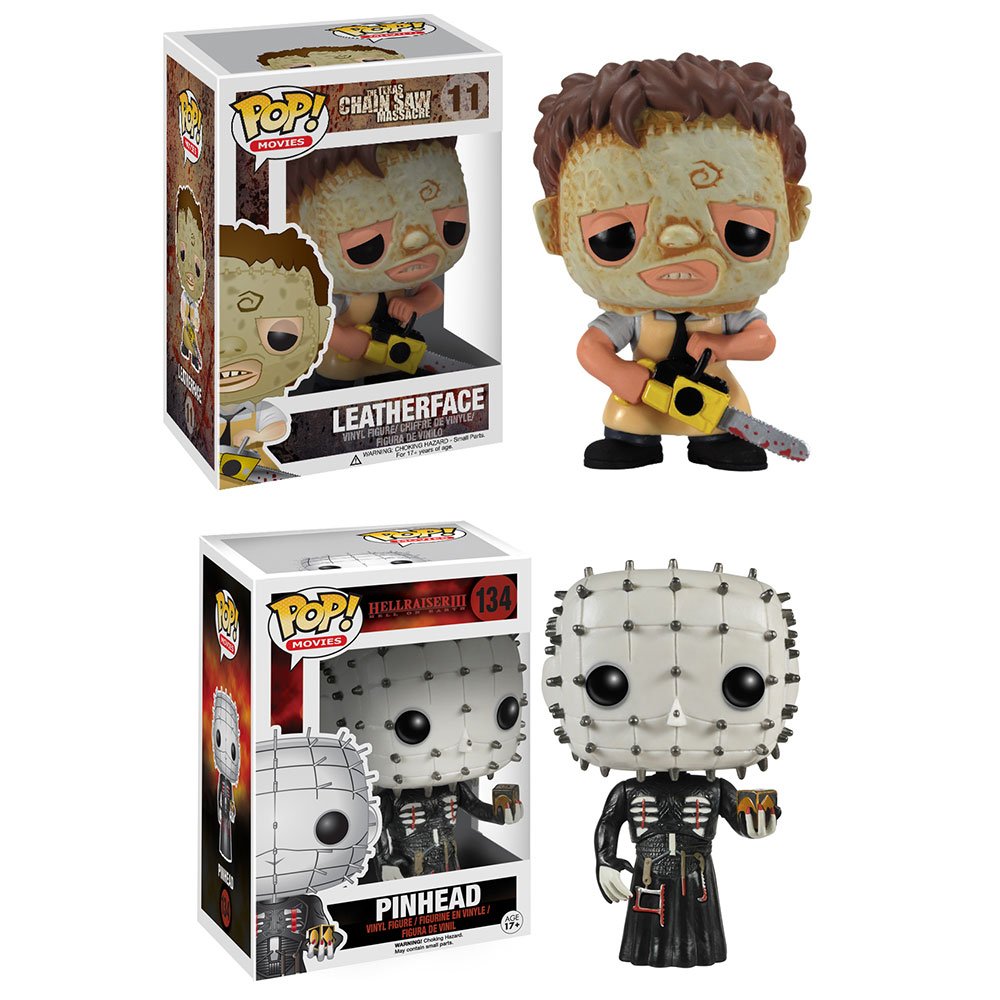 OriginalFunko's tweet photo. RT &amp; follow @OriginalFunko for a chance to win a set of Leatherface and Pinhead Pop! figures! https://t.co/AdD0WS5ubj