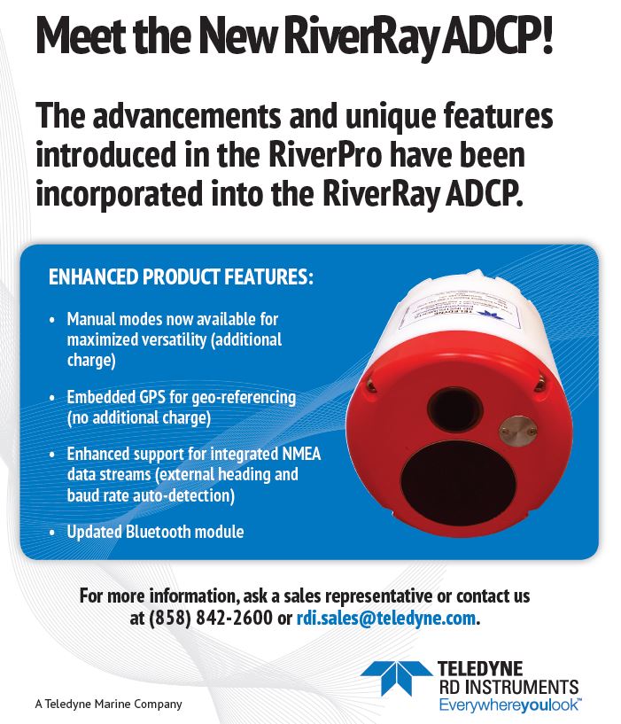 TeledyneRDI's tweet photo. Want a sneak preview of the newly updated #RiverRay #ADCP? Here you go! Give us a call and get yours today! https://t.co/YdYK63sENd