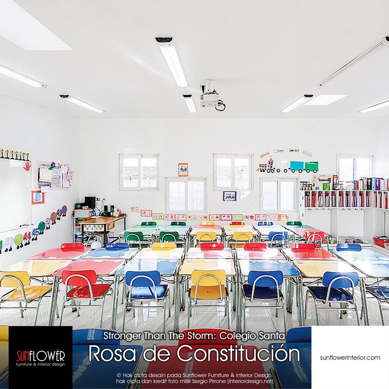 Colegio Santa Rosa de Constitución
memorial to the victims and a spiritual support to the survivors.
#interiordesign