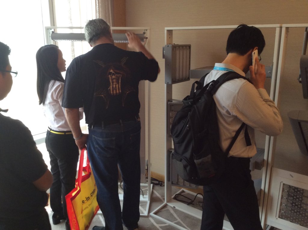 Displaying our products in HK Lighting Fair!