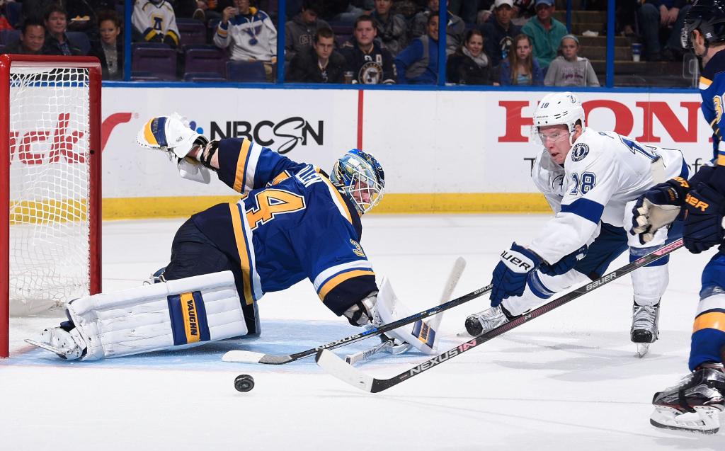 NHL's tweet photo. FINAL: @StLouisBlues (2) - @TBLightning (0)
Recap: https://t.co/DCpoP8xn7V
#TBLvsSTL https://t.co/SShMSOHf7l