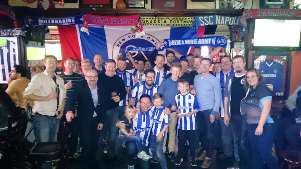 NewYorkOwls's tweet photo. Unbelievable. #swfc Over 30 of us out tonight to witness that. Unbelievable. https://t.co/kzryQw0s2K