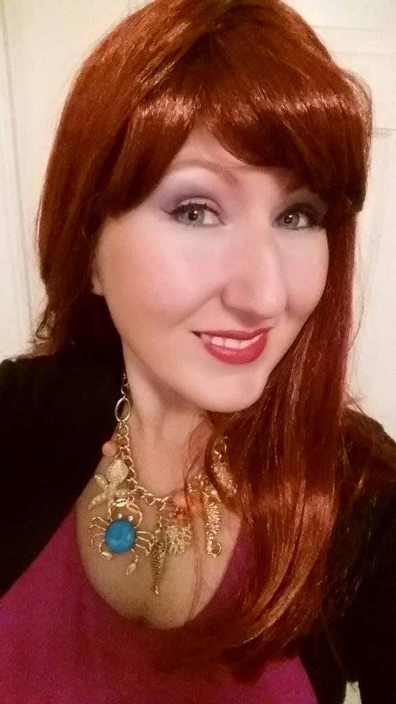 LibraryBlonde13's tweet image. Serving Little Mermaid realness at work today! 🐠🎃 #Halloween #LoveMyJob #LibraryLife #WantToDyeMyHairNow