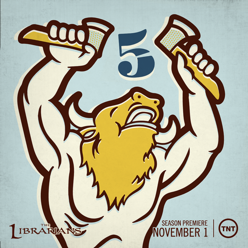 librarianstv's tweet photo. Minotaurs, magic and fairies, oh my. The Librarians will return in 5 days! https://t.co/nHa4F8kxoT