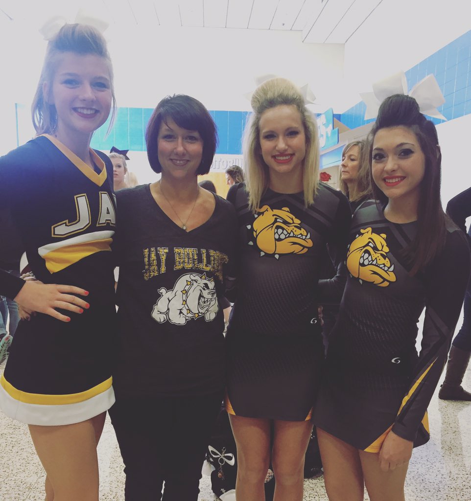 JayVarsityCheer's tweet photo. Super proud of these Senior Ladies! @klaramccoin @AuroraLowry @weaver_zoey  So proud to be your Coach #AllRegion https://t.co/pWswlbtlNZ