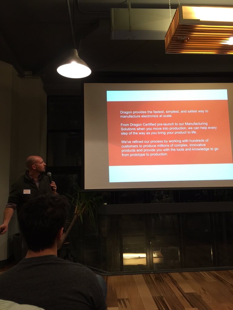 olegshilovitsky's tweet photo. .@boxofbacon speaks about why BOMs are challenging #HWMeetup @BoltVC @dragoninnovate https://t.co/4EO2TATByb
