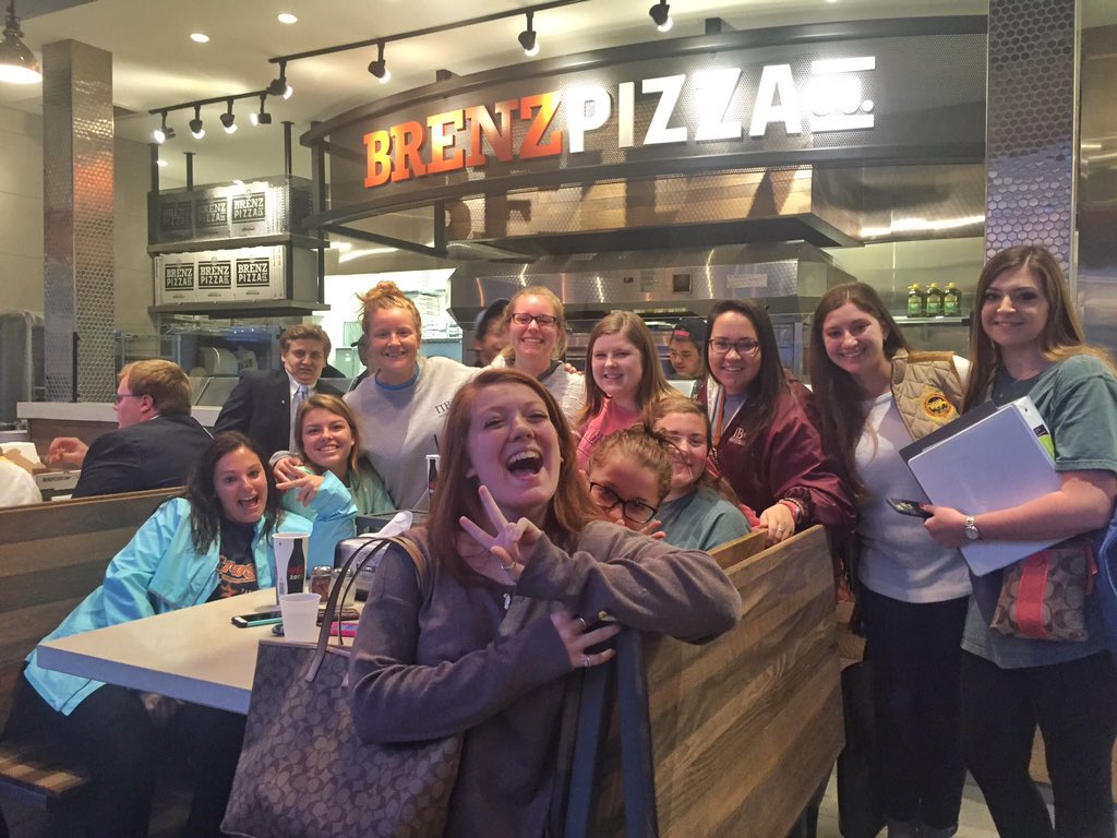 Shoutout to <a href="/UTKPiPhi/">UTK Pi Phi</a> for coming to our percentage night tonight! We'll be here til 9! 50% of proceeds to to SACET