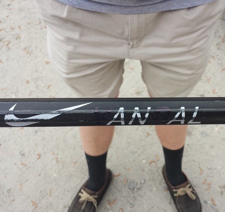 StPeteLacrosse's tweet photo. The new Nike shaft 🔥😂 https://t.co/duAihh3OpT