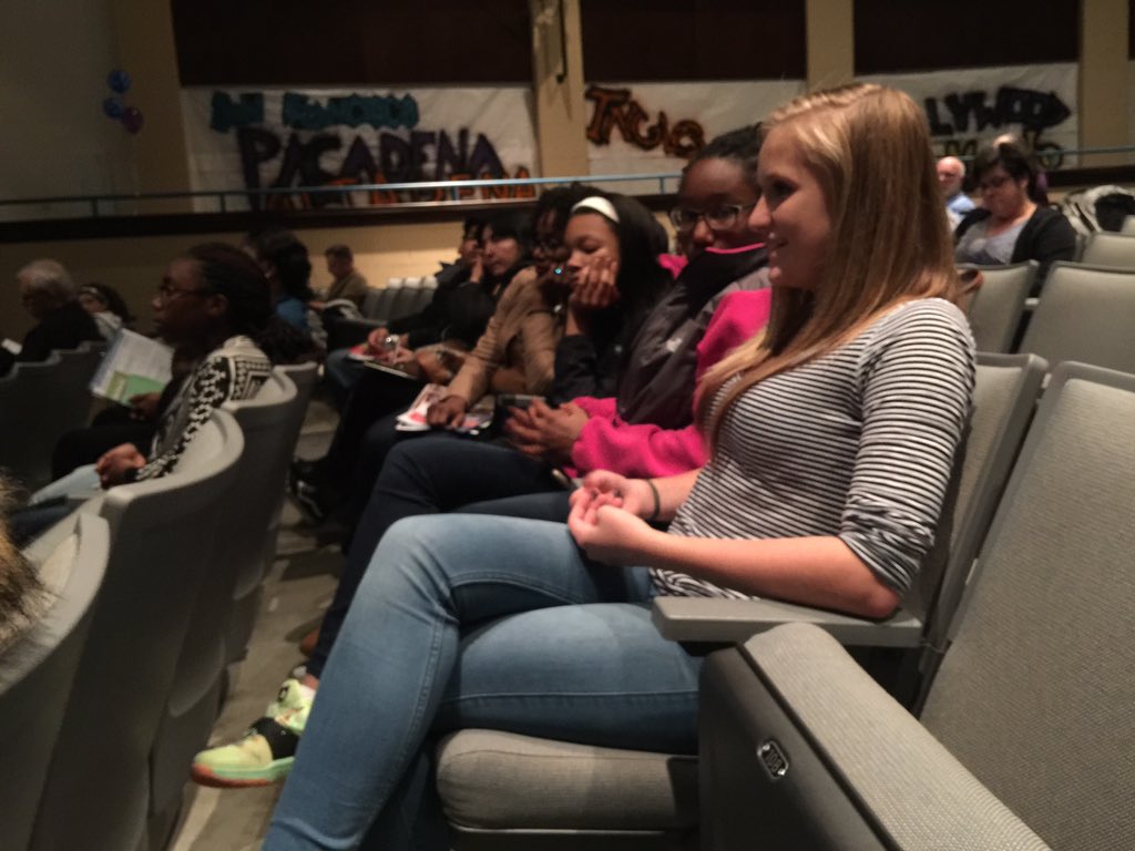 GWMStweets's tweet photo. GW students learning about college, financing college, and choosing the correct college at @TCWTitans. @ACPSk12 https://t.co/fNJgVJnYpy