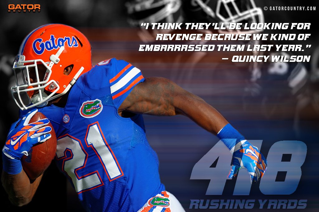 The #Gators are ready for the Dawgs and Quincy Wilson @dc_wilson954 thinks that UGA will be ready too.