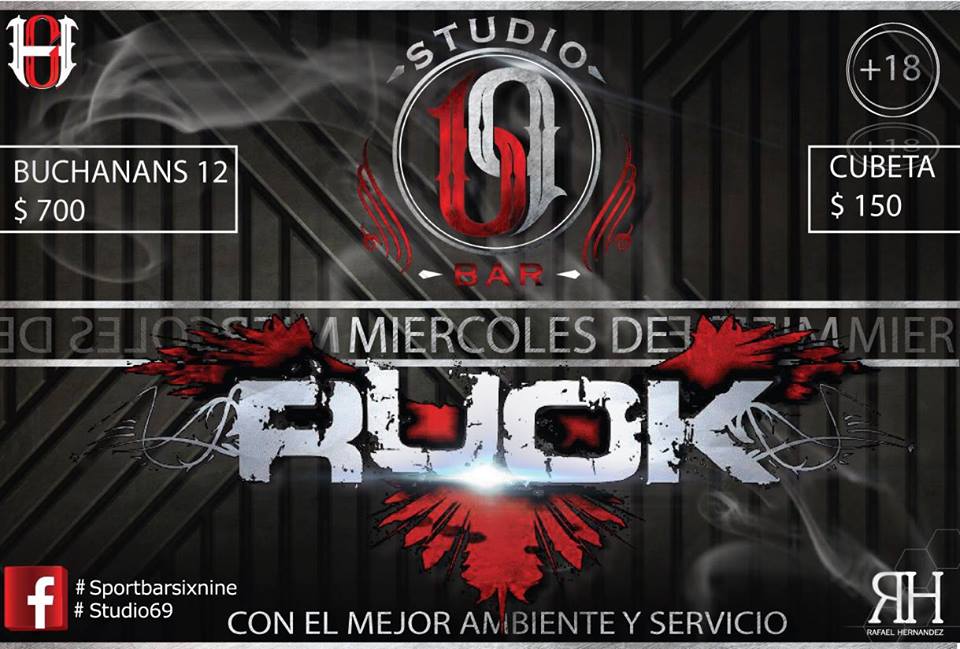 Mañana estaremos en Studio 69 Bar. NO FALTEN!