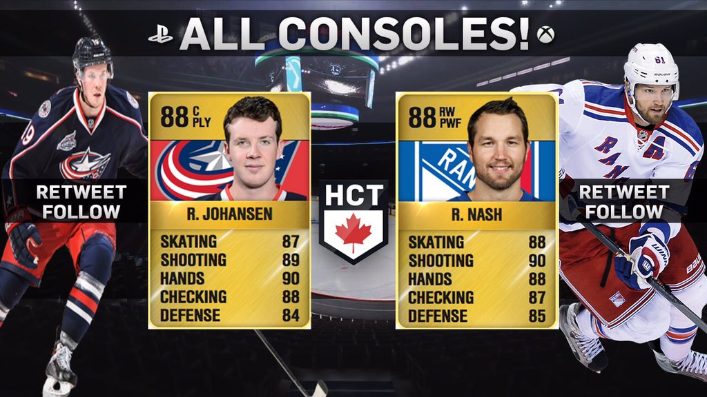 hutcointraders's tweet photo. Ryan Johansen and Rick Nash Giveaway 

XB1 &amp;  PS4

RT +Follow, @hutcointraders, @HUTGods &amp; @MrPurpleCrush 

Nov 7th https://t.co/AlWWG6koSv
