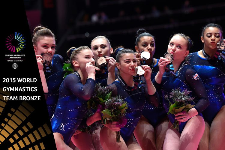 BritGymnastics's tweet photo. #gymnastics #report 'British women win historic world bronze' - https://t.co/VxWQjlBxuw - #Glasgow2015 https://t.co/nlbRdewe5W
