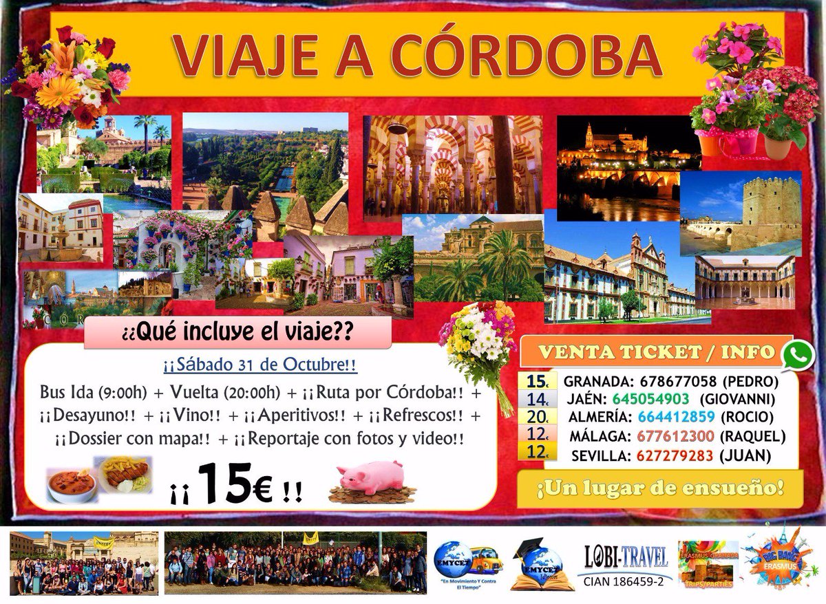 emycet_malaga's tweet photo. Córdoba este sábado por solo 12€!!!! https://t.co/AIBWkVWFGJ