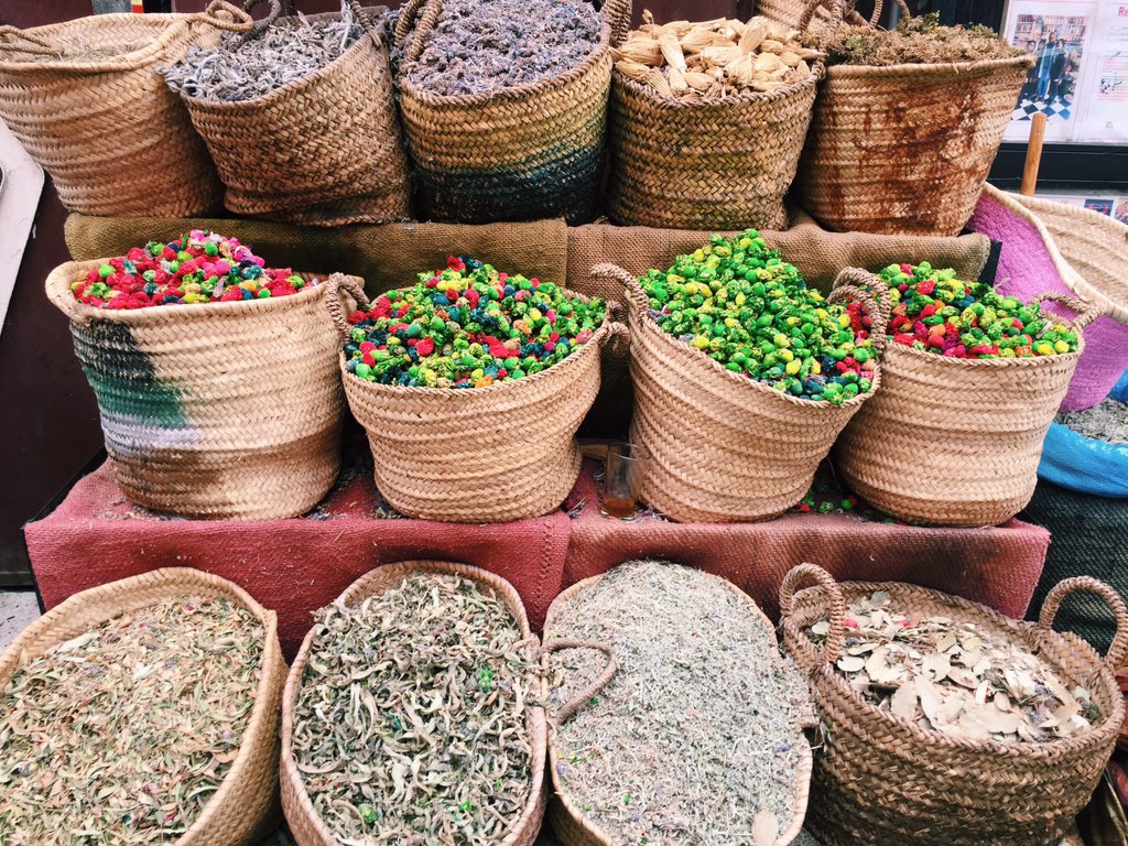 OGSGemma's tweet photo. The streets of Morocco are some of the most colorful things in the world https://t.co/eJ3HCqVNiU