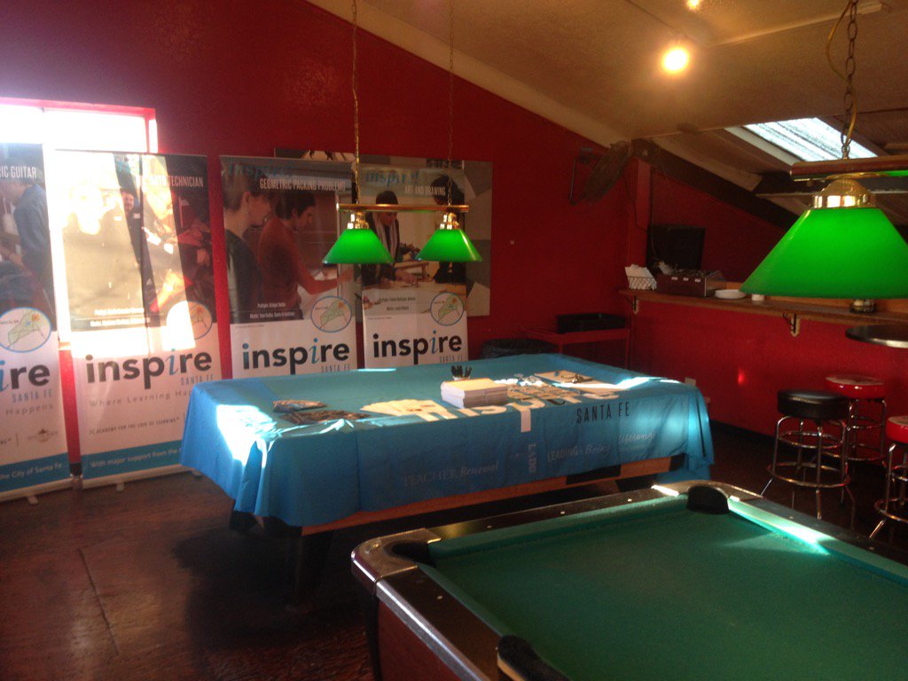 sethbiderman's tweet photo. Inspire Santa Fe meet and greet at Backroad Pizza! Starting in 30 minutes-- come by! https://t.co/akt72EyQ6O
