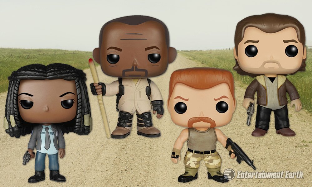 EntEarth's tweet photo. Be a survivor with brand new #TWD Pop! Vinyls! https://t.co/xfSInqgKs4 #TheWalkingDead #iCollectAtEE https://t.co/Pb9V6gosYL