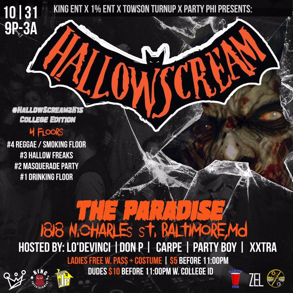 capitalathedj's tweet photo. Catch Me On The 1s and 2s This Saturday at #HallowScream2K15 🔥🔥🔥 #PartyPhi #KingEnt https://t.co/WB9wk8xxCV