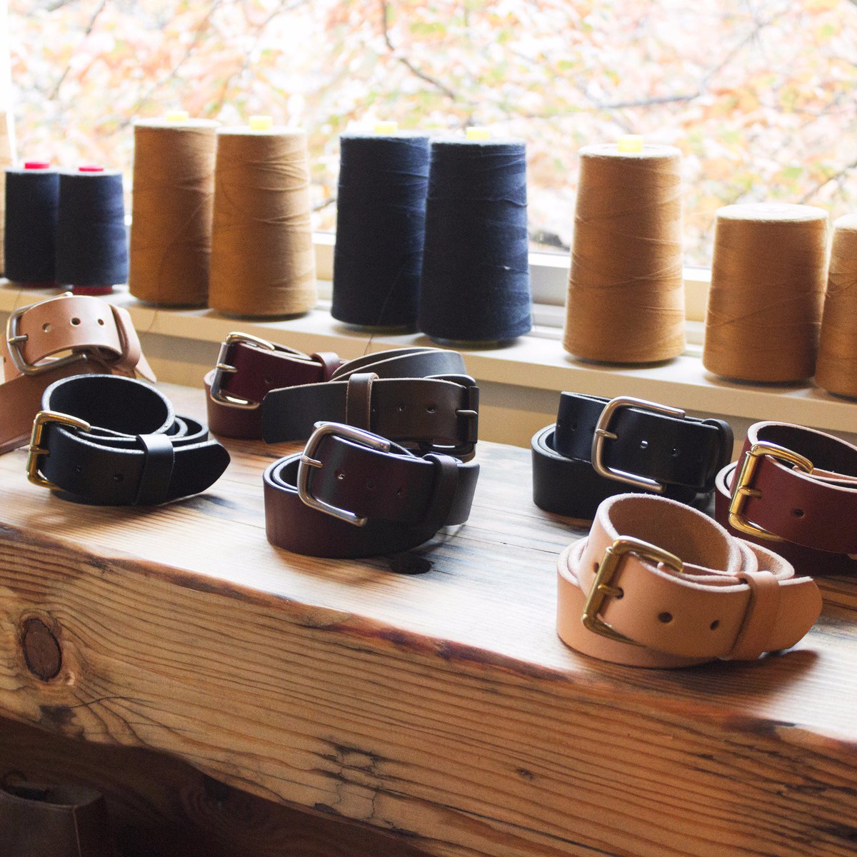 We're officially stocked up on tons of belts for this fall from <a href="/corter/">Eric</a> and #VermiyeaPelle.