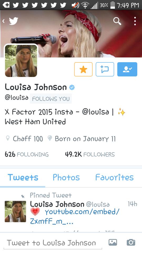 berthaf1999's tweet photo. @louisa look how far you have come 😍im so so proud please never forget me and the rest of us #1stfans &that tick😘 https://t.co/Vwv9JWHXNc