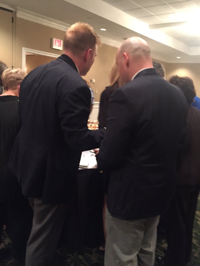 k_smead's tweet photo. #AORS2015 #One_TRAC mad rush for dessert. Yummo! https://t.co/dN4DFvoAhQ