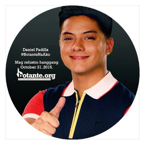 majestickath's tweet photo. DANIEListaz: 4 more days! GO out, register and support imdanielpadilla at lahat ng kabataang pinoy! 👍 #BotanteOrg … https://t.co/TwYT4iynMF